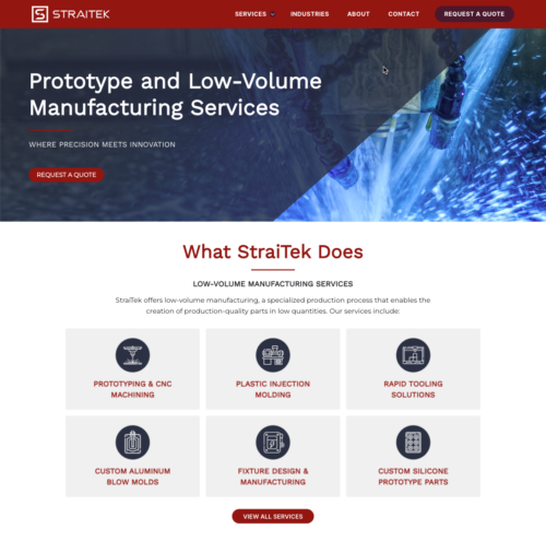 StrailTek.com – WordPress Custom Theme